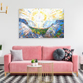 Edvard Munch - The Sun 1912 Leinwanddruck (Insitu (Wohnzimmer))