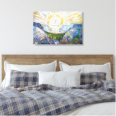 Edvard Munch - The Sun 1912 Leinwanddruck (Insitu (Schlafzimmer))