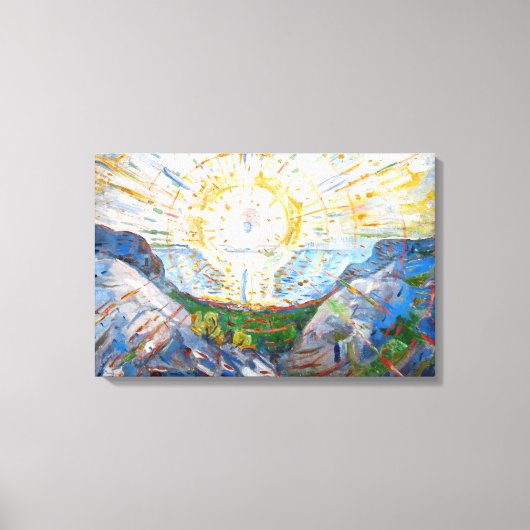 Edvard Munch - The Sun 1912 Leinwanddruck (Vorderseite)