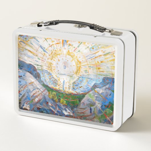 Edvard Munch - The Sun 1912 Metall Brotdose (Rückseite)