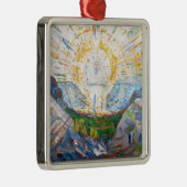 Edvard Munch - The Sun 1912 Ornament Aus Metall (Rechts)