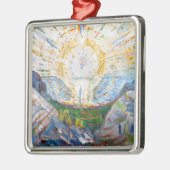 Edvard Munch - The Sun 1912 Ornament Aus Metall (Links)