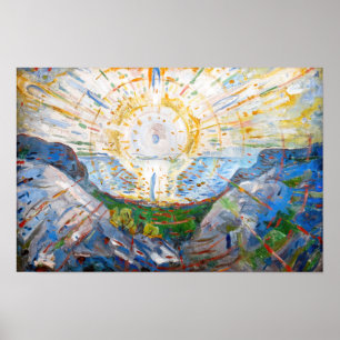 Edvard Munch - The Sun 1912 Poster