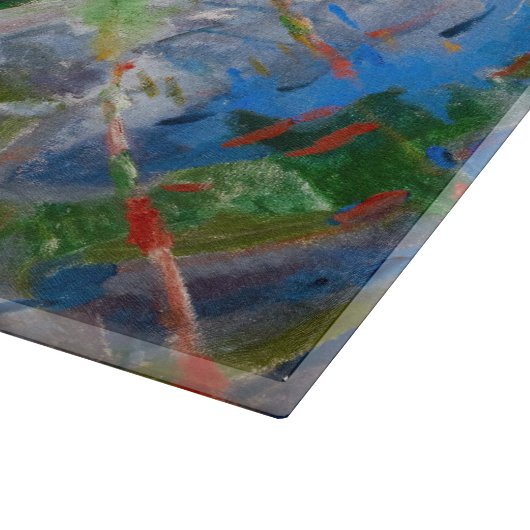 Edvard Munch - The Sun 1912 Schneidebrett (Ecke)