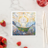 Edvard Munch - The Sun 1912 Serviette (Beispiel)