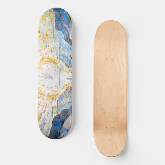 Edvard Munch - The Sun 1912 Skateboard (Vorderseite)