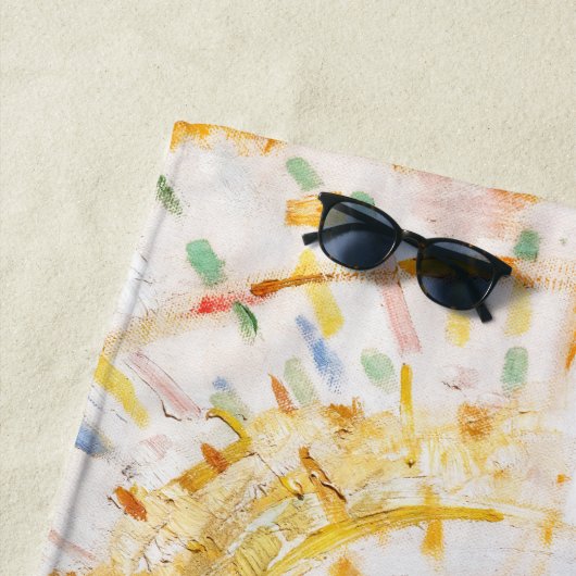 Edvard Munch - The Sun 1912 Strandtuch (Beispiel)