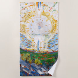 Edvard Munch - The Sun 1912 Strandtuch