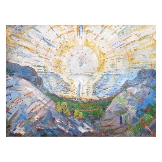 Edvard Munch - The Sun 1912 Tischdecke (Vorderseite (Horizontal))