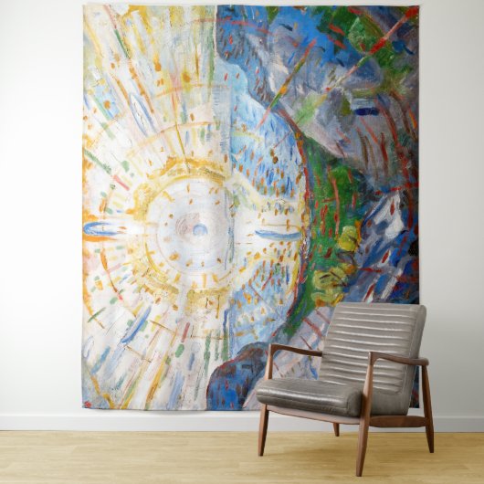 Edvard Munch - The Sun 1912 Wandteppich (Beispiel)
