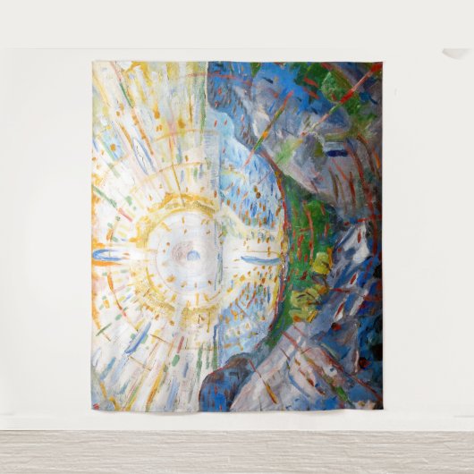 Edvard Munch - The Sun 1912 Wandteppich (Vorderseite)