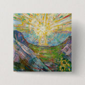 Edvard Munch - The Sun 1916 Button (Vorderseite)