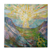 Edvard Munch - The Sun 1916 Fliese (Vorderseite)