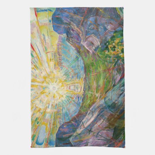 Edvard Munch - The Sun 1916 Geschirrtuch (Vertikal)