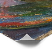 Edvard Munch - The Sun, 1916 Poster (Ecke)