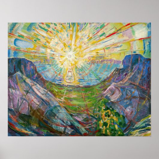 Edvard Munch - The Sun 1916 Poster (Vorne)