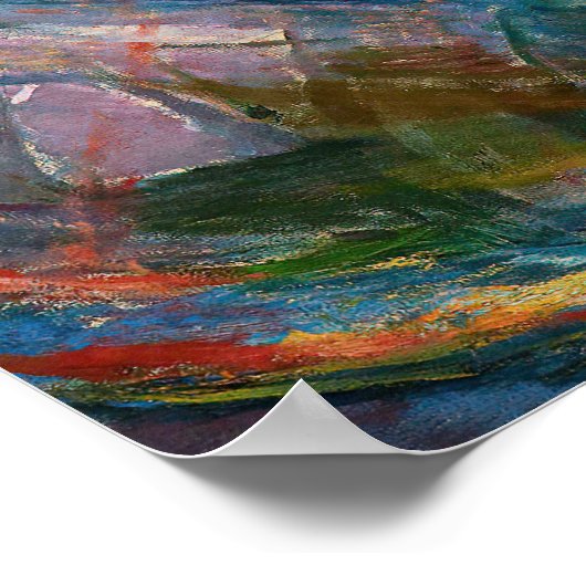 Edvard Munch - The Sun 1916 Poster (Ecke)