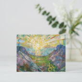 Edvard Munch - The Sun 1916 Postkarte (Stehend Vorderseite)