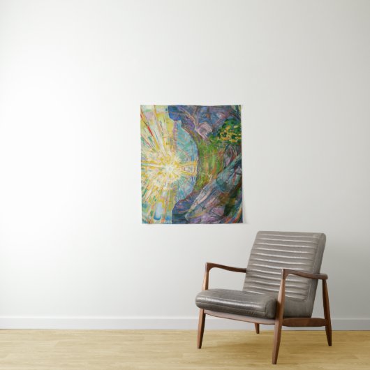 Edvard Munch - The Sun 1916 Wandteppich (Beispiel)