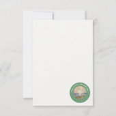 Edvard Munch the Sun (Solen) - Party-Gegenstände f Dankeskarte (Rückseite)