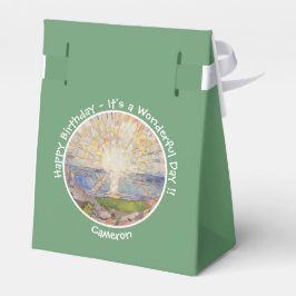 Edvard Munch the Sun (Solen) - Party-Gegenstände f Geschenkschachtel