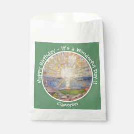 Edvard Munch the Sun (Solen) - Party-Gegenstände f Geschenktütchen