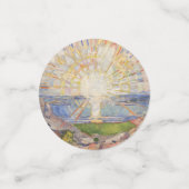 Edvard Munch the Sun (Solen) - Party-Gegenstände f Konfetti (Klein Vorderseite)