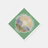 Edvard Munch the Sun (Solen) - Party-Gegenstände f Serviette (Ecke)