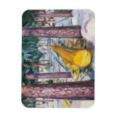 Edvard Munch - The Yellow Log Magnet (Vertikal)