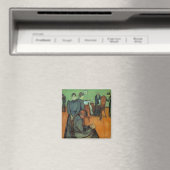 Edvard Munch - Tod im Sickroom 1895 Magnet (In Situ (Geschirrspüler))