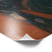 Edvard Munch - Tod im Sickroom Fotodruck (Ecke)