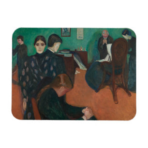 Edvard Munch - Tod im Sickroom Magnet