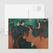 Edvard Munch - Tod im Sickroom Postkarte (Vorne/Hinten)