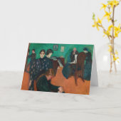 Edvard Munch - Tod im Sickroom v1 Karte (Gelbe Blume)