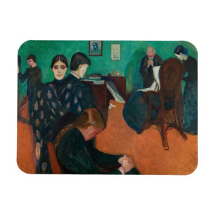 Edvard Munch - Tod im Sickroom v1 Magnet