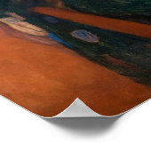 Edvard Munch - Tod im Sickroom v1 Poster (Ecke)