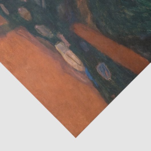 Edvard Munch - Tod im Sickroom v1 Seidenpapier (Detail)