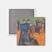 Edvard Munch - Tod im Sickroom v2 Magnet (Vorderseite/Rückseite)