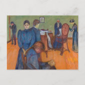 Edvard Munch - Tod im Sickroom v2 Postkarte (Vorderseite)