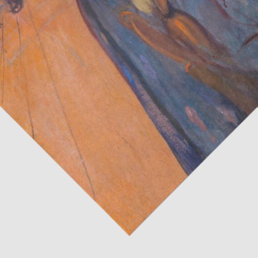 Edvard Munch - Tod im Sickroom v2 Seidenpapier (Detail)