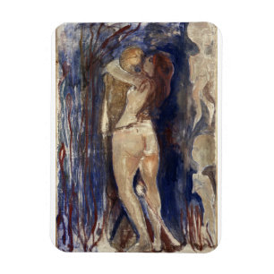 Edvard Munch - Tod und Leben Magnet