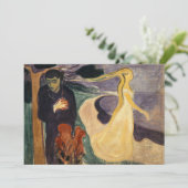 Edvard Munch - Trennung Dankeskarte (Stehend Vorderseite)