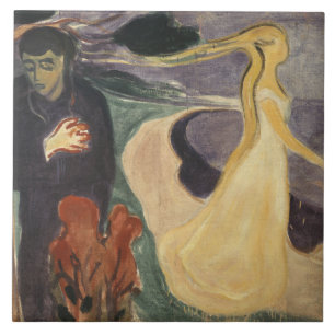 Edvard Munch - Trennung Fliese