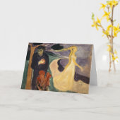 Edvard Munch - Trennung Karte (Gelbe Blume)