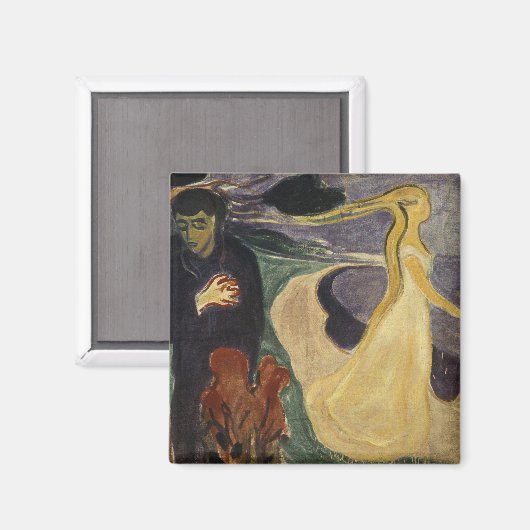 Edvard Munch - Trennung Magnet (Vorderseite/Rückseite)