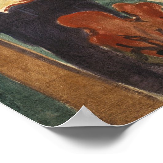 Edvard Munch - Trennung Poster (Ecke)