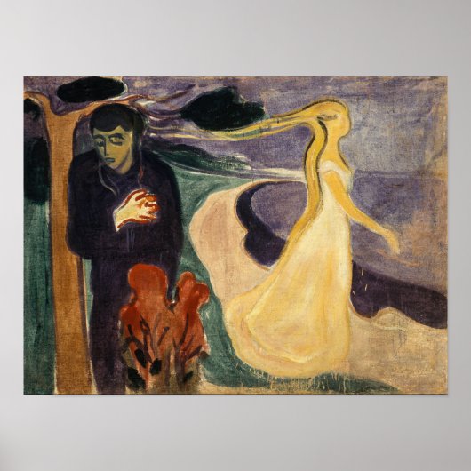 Edvard Munch - Trennung Poster (Vorne)