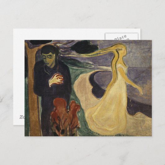 Edvard Munch - Trennung Postkarte (Vorne/Hinten)
