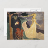 Edvard Munch - Trennung Postkarte (Vorne/Hinten)