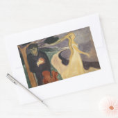 Edvard Munch - Trennung Rechteckiger Aufkleber (Umschlag)